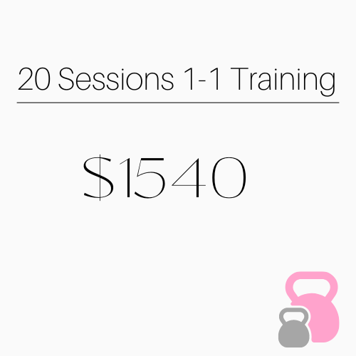 20 Sessions 1-1 Training